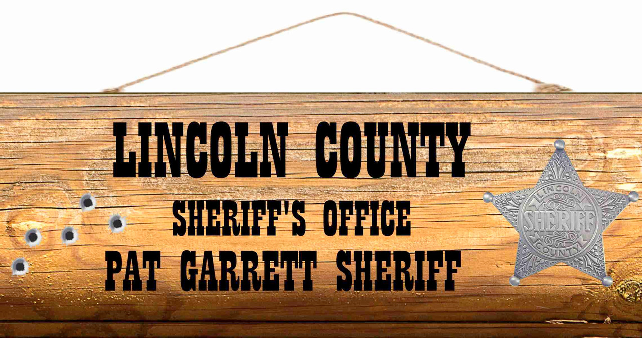 Lincoln_County_Sheriff Wood Sign