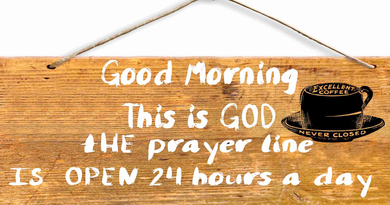 Prayer Wood Sign