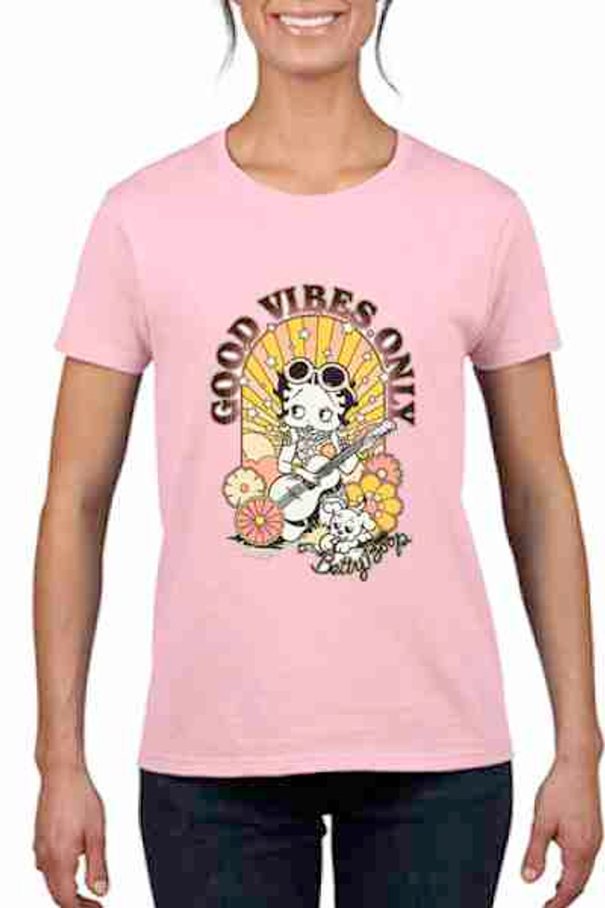 Good Vibs Betty Boop  Ladies T shirt