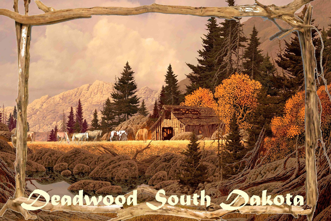 Deadwood Sd Travel Poster