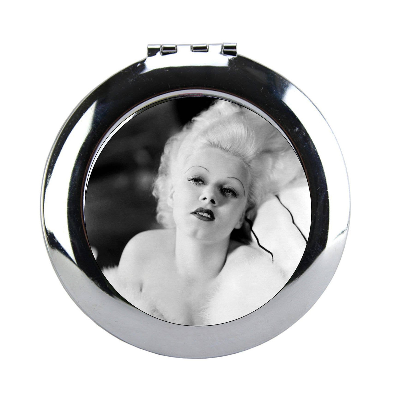 Jean Harlow Photo Art Ladies Pocket Purse Compact Mirror