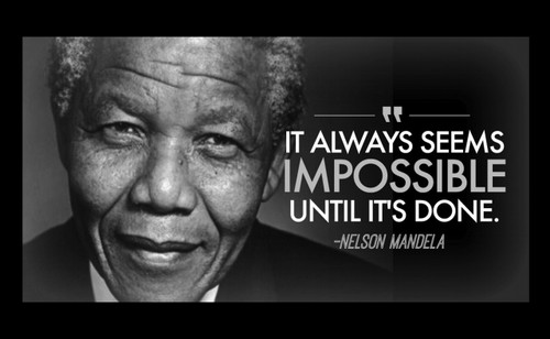 Poster  Nelson Mandela   Poster  It Always Seems Impossible Until It's Done