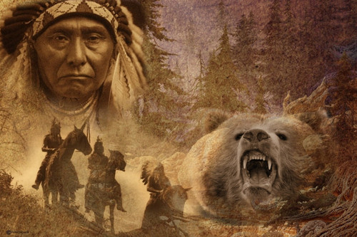 Native American The Last Grizzly  Bear Hunt