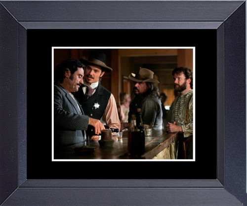 Deadwood Hbo Mean Men Nasty Framed Print