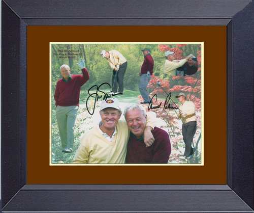 The Shootout the King and The Bear Jack Nicklaus Arnold Palmer 2001   Framed Print