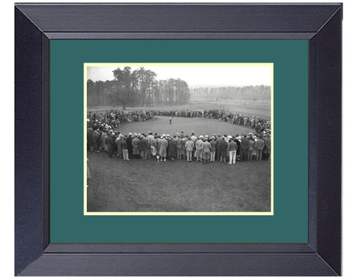 Bobby Jones at the Masters 1934 Putting 18th Green   Framed Print