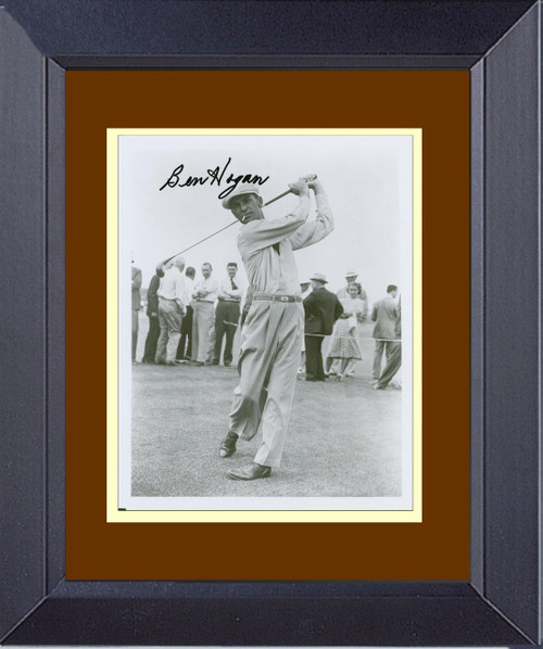 Golf Legend Ben Hogan Perfect Swing Framed Golf Wall Décor Art 14 x 17 Framed Print