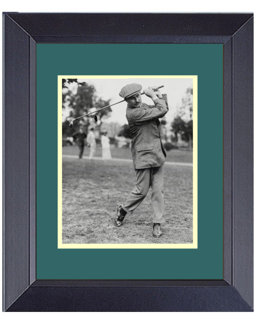 Harry Vardon 1914 Golf Champion Framed Golf Wall Décor Art 14 x 17 Framed Print