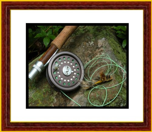 Fishing Reel Framed Pirnts Art Framed Print