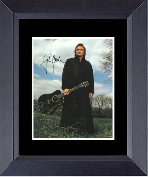 Johnny Cash Man In Black Framed Pirnts Art Framed Print