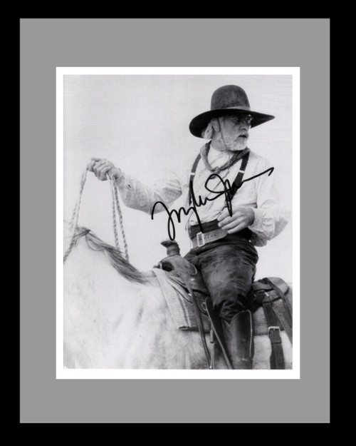 Lonesome Dove Call On Hill Bitch  With Signature Framed Print