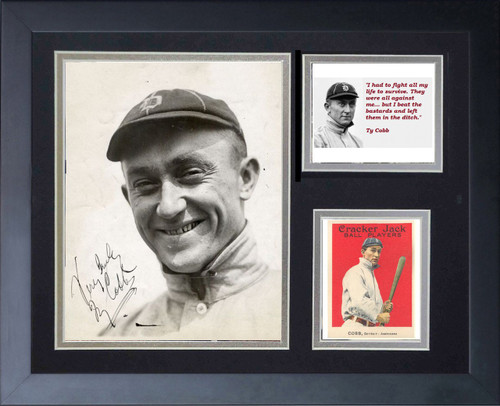 Ty Cobb Framed Print