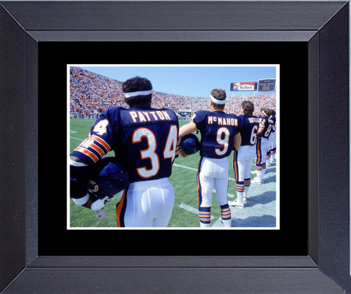 Walter Payton And Jim Mcmahan Chicago Bears Super Bowl Framed Print