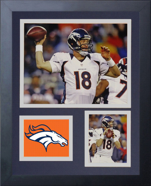 Denver Bronco Payton Manning Framed Print