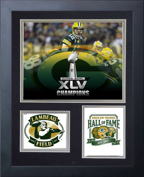 Green Bay Packers Super Bowl Champs Framed Print