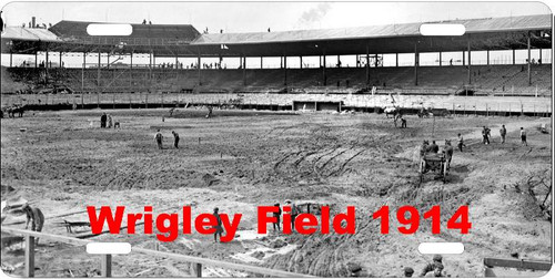 Chicago Cubs Wrigley Field 1914  Auto