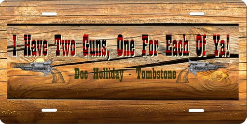 Tombstone  I Have Two Guns Doc Holliday  Auto