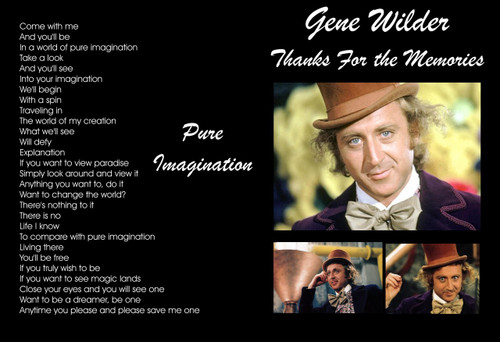 Famous Quote Poster  Pure Imagination