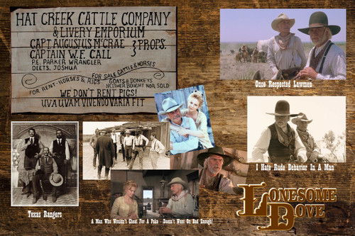 Lonesome Dove College Poster Print