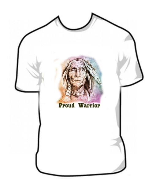 Native American Indian Proud Warrior T Shirt