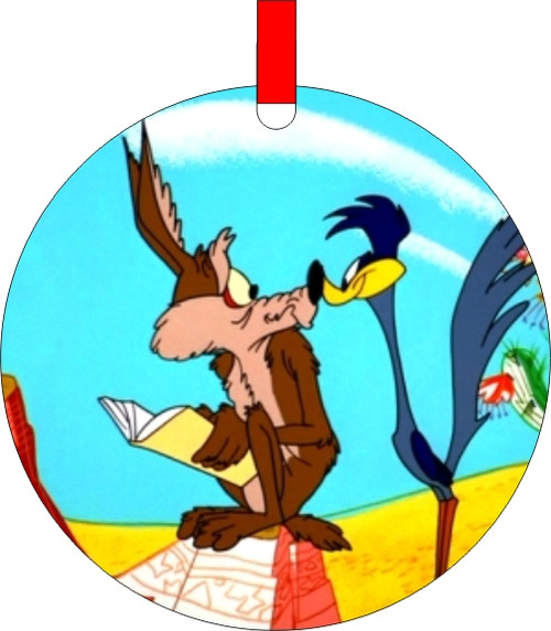 Coyote In The Road Runner Christmas  Ornament