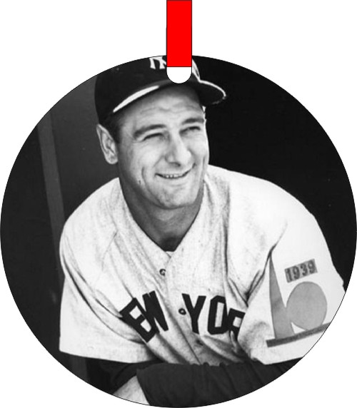 Lou Gehrig Christmas  Ornament