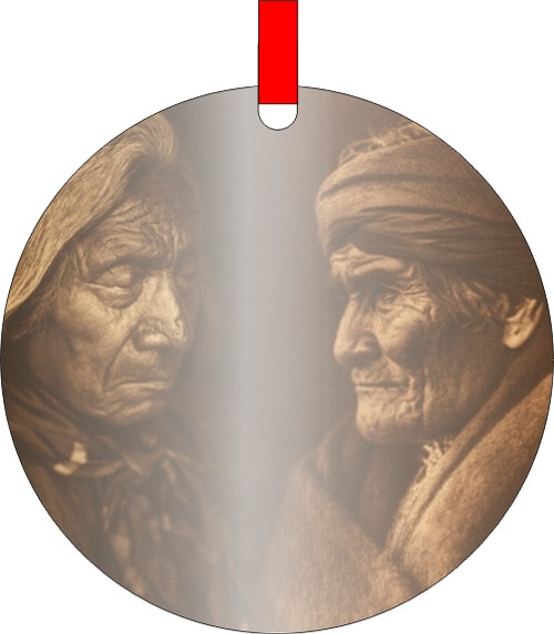 Geronimo And Red Cloud Christmas  Ornament