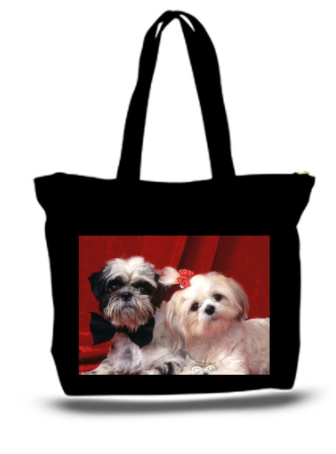 XXL Tote Bag 2 Cute Shih Tzu