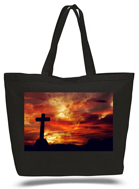 XXL Tote Bag The Cross And The Pasion Jesus Christ