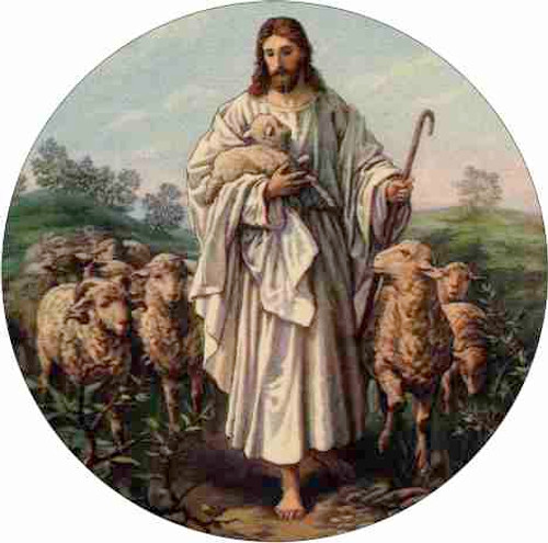 Jesus Shepherd Christmas Ornament