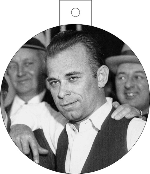 John Dillinger Christmas Ornament