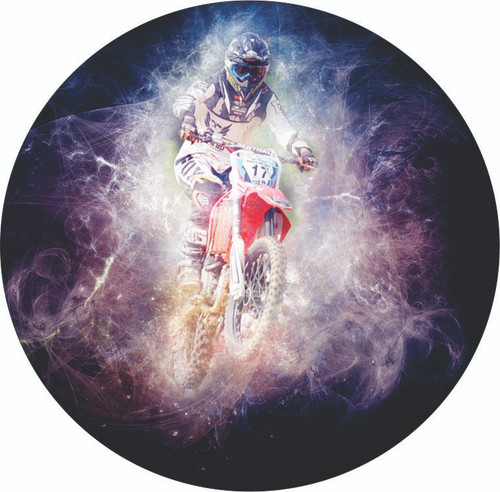 Motocross Jump At Night Christmas Ornament