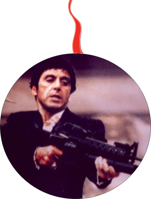 Scarface Christmas Ornament