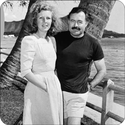 Set of 4 Coaters Martha Gellhorn And Ernest Hemingway - Cuba 1941