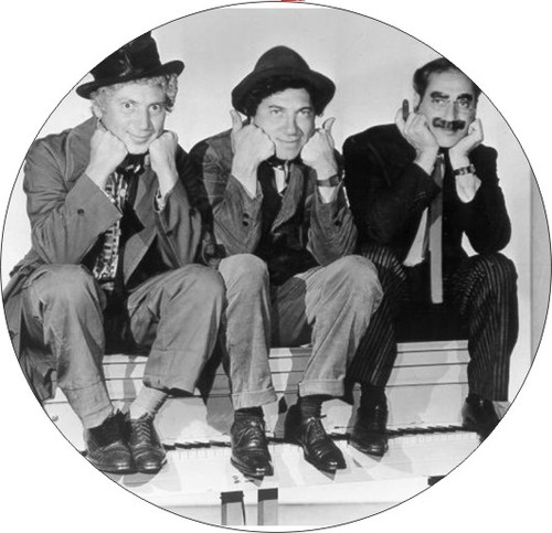 Set of 4 Coaters Marx Brothers