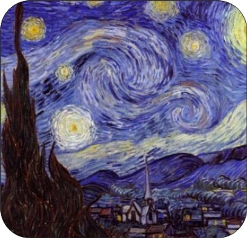 Set of 4 Coaters Van Gogh Stary Night