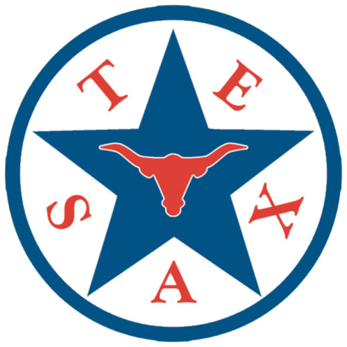 Set of 4 Coaters Texas-Star-In-Circle