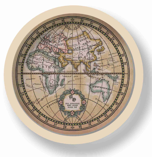 Set of 4 Coaters The Old World Map