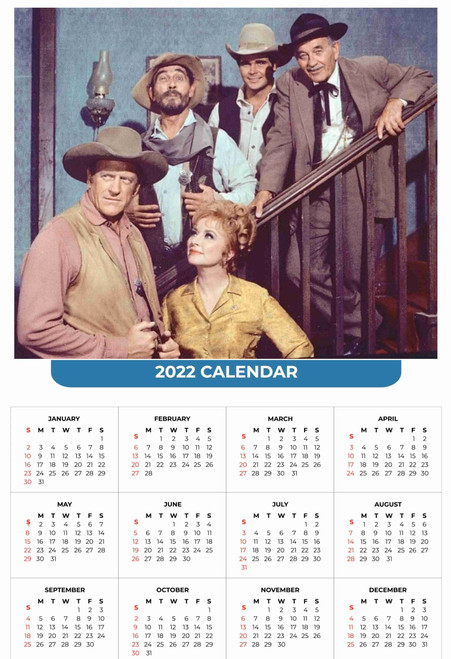 Year At a Glance  Calendar Glance 2022  Gunsmoke