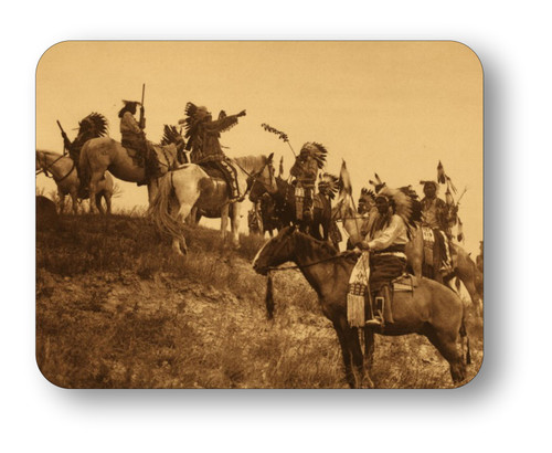 Native American Indian Sioux War Party Mouse pad