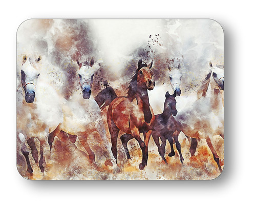 Native Indian Horses Mouse pad