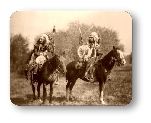 Sioux War Chiefs Native American Indians Mouse pad