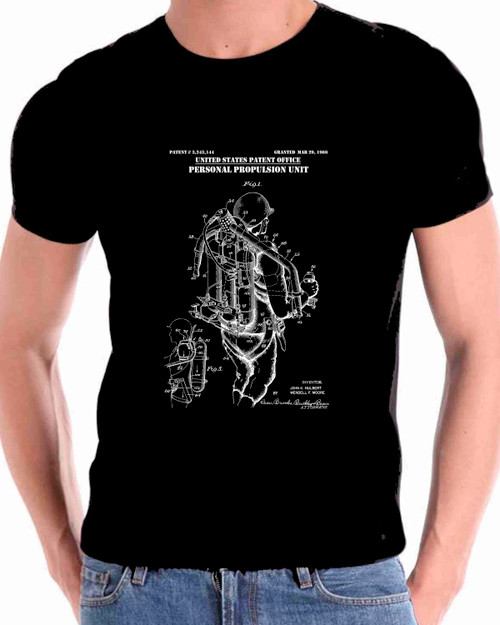 Backpack Propulsion 1944 Diagram Drawing Patent  T  shirt