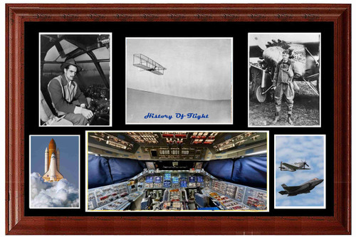 History Of Flight Photo Collage