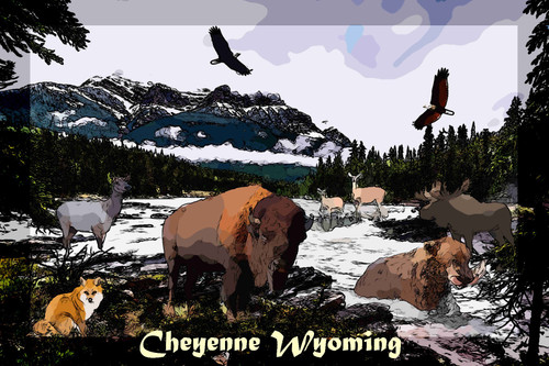 Cheyenne Wy Travel Poster