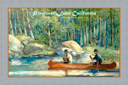 Pinecrest Lake California Travel Poster