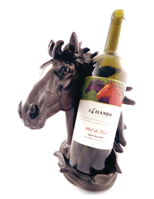 Horse wine Rack 10 "L  Wine Rack and Bottle Holder