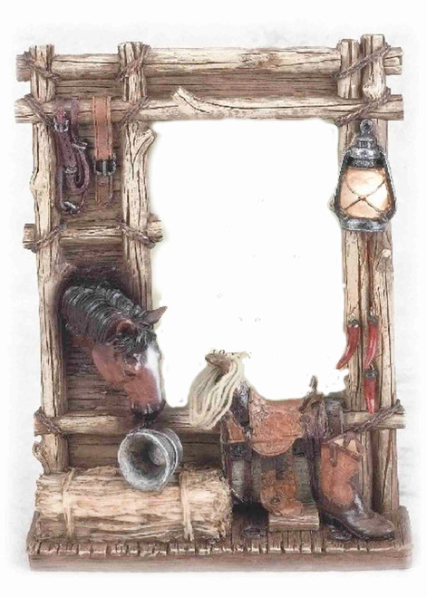  Cowboy Hat Boots Rope, Lantern Gear etc Old West Look a 3D 3 inches out frame hold a 4 x 6 Photo 11 x 13 overall TOP SELLER