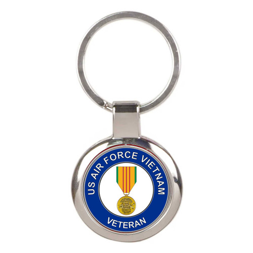 Air Force Vietnam Veteran  Key Ring Keychain Key Fob