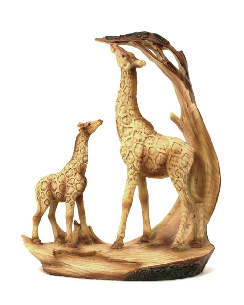 Giraffe Family Mini Sculpture 8 " tall